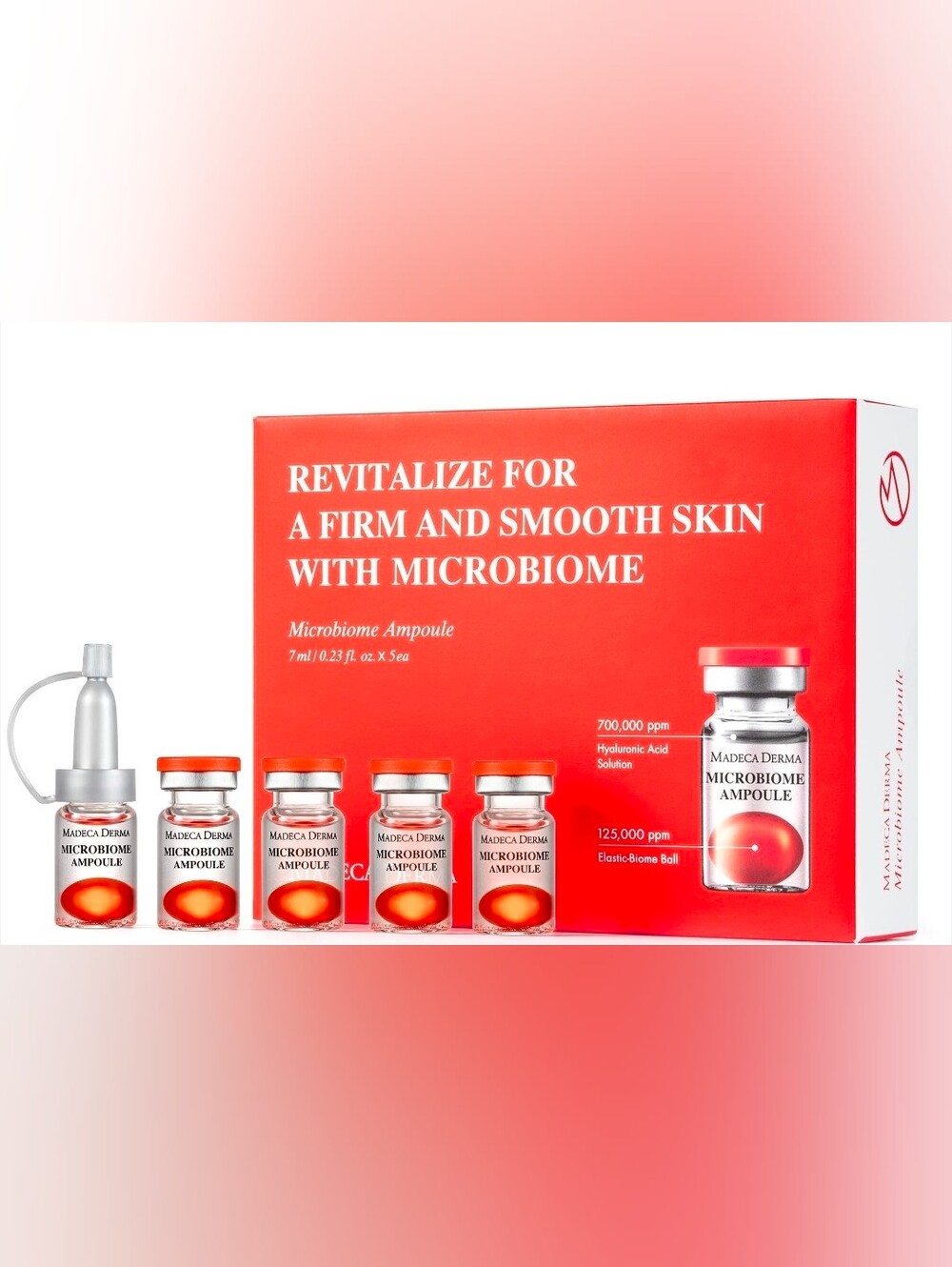 Madeca Derma Elastic Firming Microbiome Ampoule (5-count kit) 🌸 NEW IN BOX